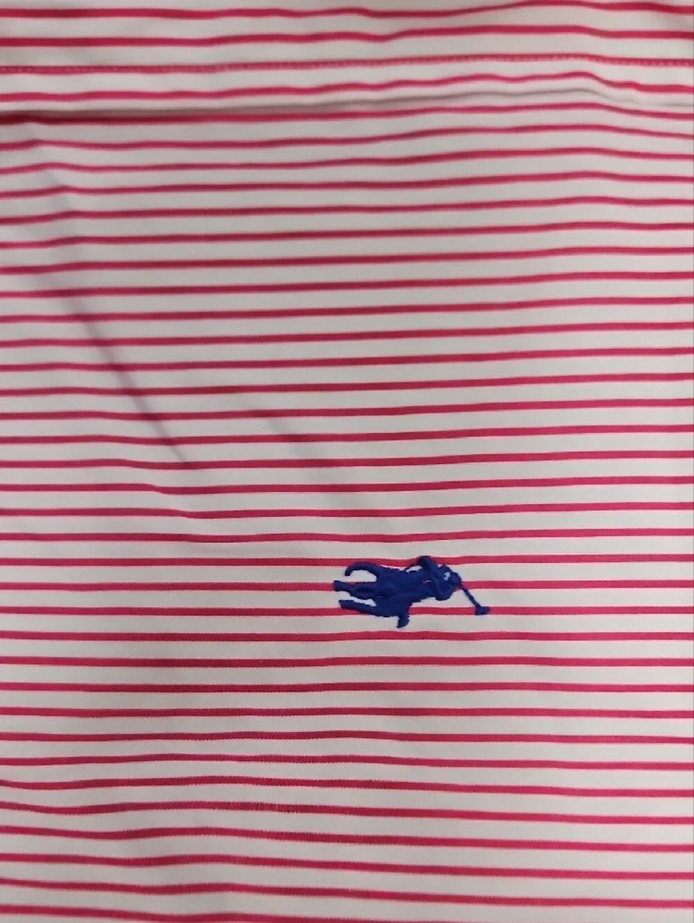 Polo by Ralph Lauren Pink & White Striped Button-Down Shirt